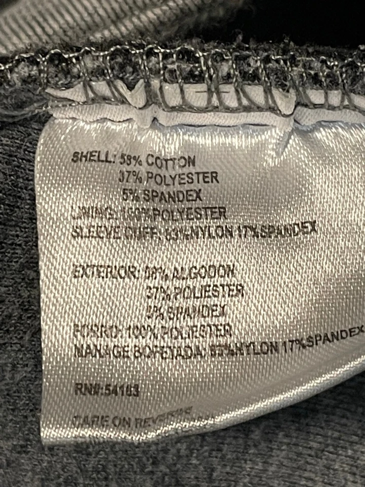 Andrew Marc Sudadera con Capucha Cremallera Completa Chaqueta Suéter Mujer Gris Medio Foto 4 de 4