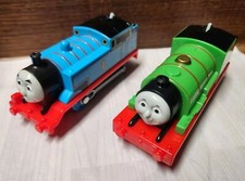 Thomas  Friends Track Master Thomas 1  Percy 6 Green Motorized Train WORKING