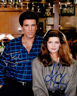 Cheers Signed 8 X 10 Photo With COA - Ted Danson & Kirstie Alley