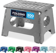 Folding Step Stool - the Lightweight Step Stool Is Sturdy Enough to Support Adul
