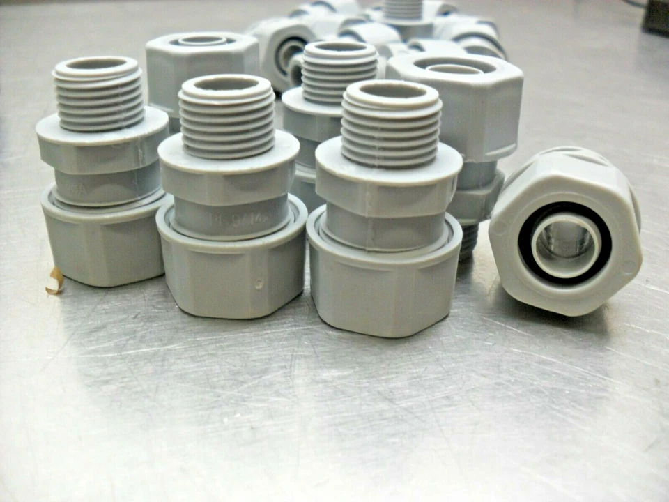 qty 26    Straight terminal connector # 52005820 Braid,14mm; polypropylene;   - Image 3 of 3