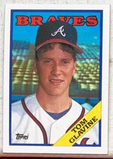 1988 TOPPS TOM GLAVINE #779 ROOKIE CARD NM OR BETTER NO CREASES HALL OF FAME