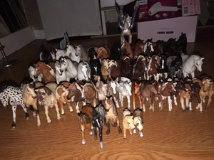 schleich riders and tack