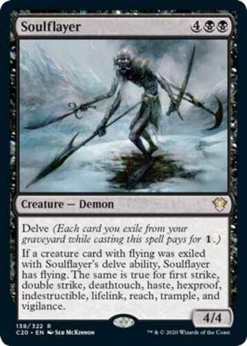 x1 Soulflayer R MTG Commander 2020 M/NM, English