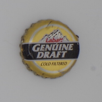 1596 鬼フェード Labatt GENUINE DRAFT size XL LABATT - GENUINE LAGER CAN Canadian Domestic Beer