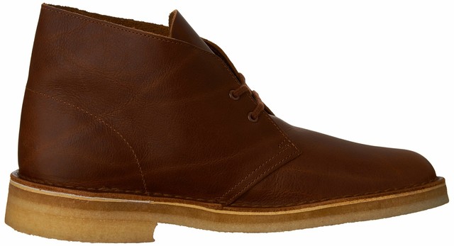 clarks desert boot tan tumbled leather