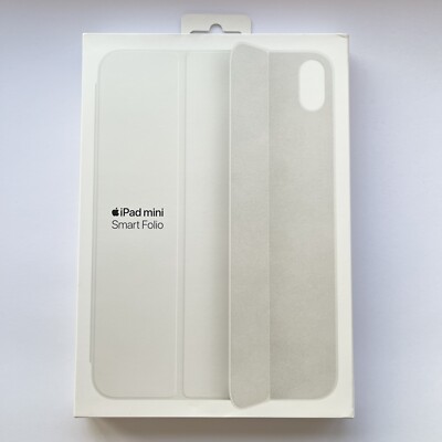 Original Apple iPad Mini 6. Gen / iPad Mini A17 Pro Smart Folio Cover Case Weiß