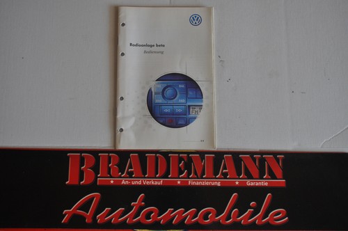 VW Passat 3B5 Original Radioanlage beta 994.556.8AQ.00