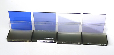 Cokin A Series 4 PIECE Set - 020, 022, 023, 024 BLUE Filters - PERFECT