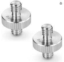 1/4" To 1/4" Male Threaded Screw Adapter Double Head Stud For Camera Cage Monito