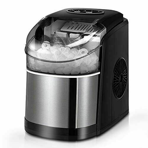 ‎FREE VILLAGE 26lbs Countertop Ice Maker Machine with Ice Scoop and