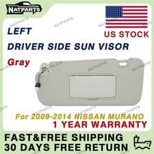 Left Driver Side Sun Visor W/ Light Fits for  Nissan Murano2009-2014 96401-1AA1B