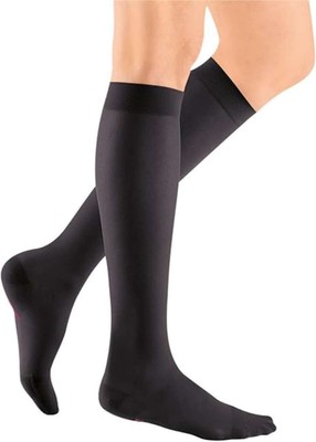 Medi Sheer & Soft Calf Highs, Petite, CT (Size: III) 20-30mmHg Ebony