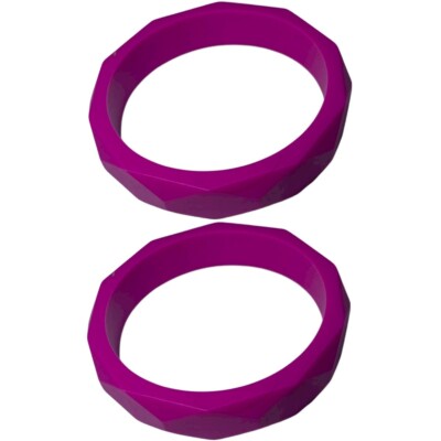Lil' Jumbl BPA Free Baby Teething Bracelet BT012 Violet LOT OF