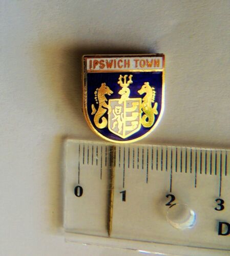 Ipswich Town FC vintage crest badge emaliowana szpilka pin anplacknadel - Zdjęcie 1 z 2