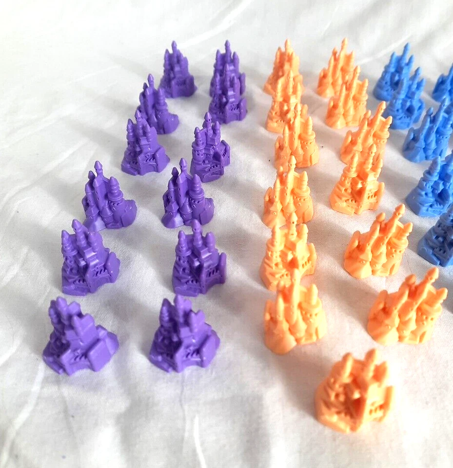 Monopoly Junior Disney Edición Princesa Juego 50 Piezas Castillo Solo Repuesto Foto 2 de 3