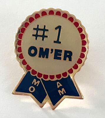 Vintage Odyssey of the Mind  Ribbon #1 Omer Enamel Small Lapel Pin