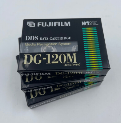 3x Fujifilm DDS 8mm DG-120M Data Cartridge