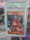 Joe Montana Signed 1990 Pro Set #2 PSA DNA Certified Auto 49ers HOF