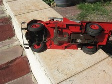 Jouets anciens - TRÈS RARE ! Très ancien camion de pompier tôle