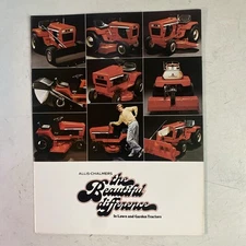 Allis Chalmers Lawn And Garden Tractors Brochure 