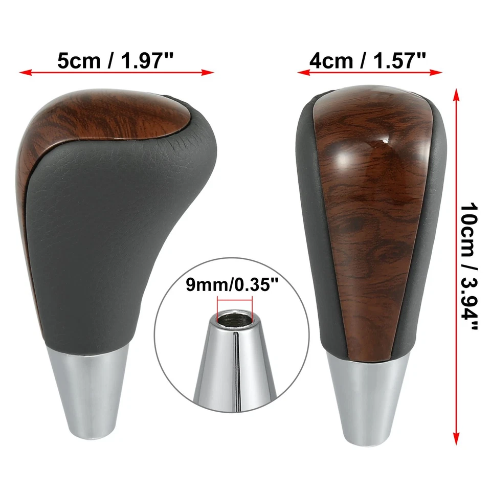 Car Gear Shift Knob Wood Pattern Gear Lever Shifter for Toyota for Lexus Gary Foto 3 de 4