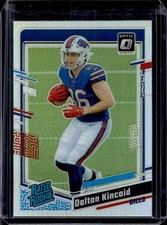 2023 Panini Donruss Optic Dalton Kincaid Holo Prizm RC Rated Rookie #211 Bills