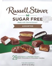 Russell Stover Sugar Free Assorted Chocolates Candy 15.7 oz Bag FREE SHIP