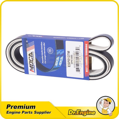 #ad Fabric Faced Serpentine Belt for BMW Cadillac Chevrolet GMC 6PK1890 $14.49