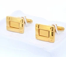 Colibri of London Gold Plated Stainless Steel Cuff Links