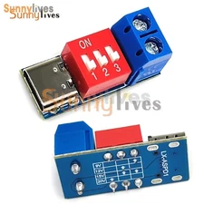 10PCS PD/QC Decoy Board Fast Charging Trigger Module 5V 9V 12V 20V Type-C 5A 