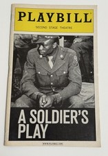 A Soldiers Play Broadway Playbill 2005 ft  Teagle F. Bougere & Taylor Diggs