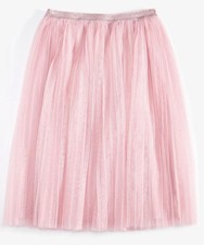 Epic Threads Big Girls Pleated Pull-on Tulle MIDI Skirt - Mauve Dust - M