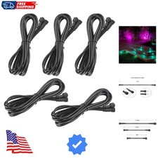 Pack of 5, 1m 3.28ft 4Pin Extension Cable Wire with Male and Female Connector...