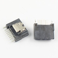 5pcs SATA 7 pin dip female straight adapter connector for hard drive HDD iw