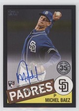 2020 Topps 1985 Baseball Series 2 Black /199 Michel Baez #85A-MB Auto 09wc