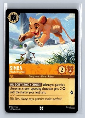 Disney Lorcana Winterspell SIMA 23/204 NM