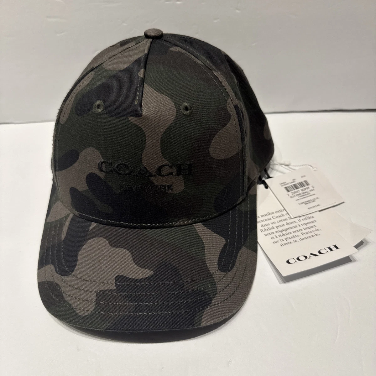 COACH CCH EMB BBALL HAT ミリタリーグリーン Coach Camouflage Hats for Men for sale | eBay