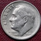 1949 S Roosevelt Dime 10c Silver Early San Francisco Date - High Grade #97475