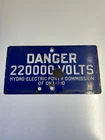 Vintage Ontario Hydro-Electric Power Commission Porcelain Sign