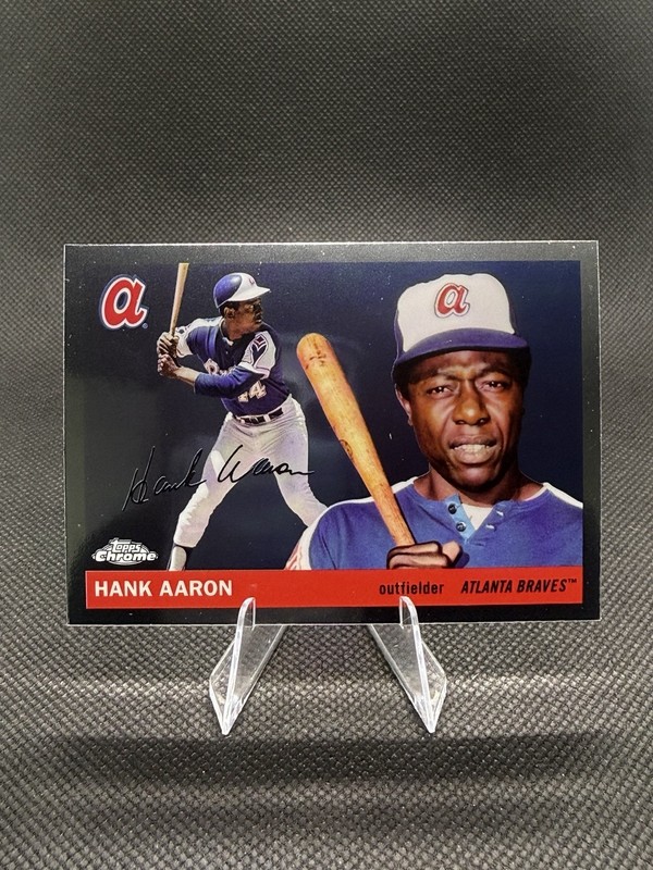 2025 Topps Chrome Platinum #304 Hank Aaron, Atlanta Braves