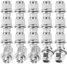 M12x1.5 Lug Nuts,One-Piece Wheel Nuts for Toyota M12x1.5, Silver