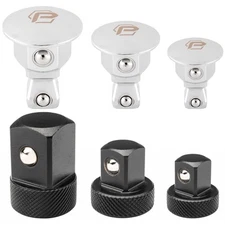 Powerbuilt 6 Piece Wobble Adaptor and Low Profile Adaptor Set - 643050ECE
