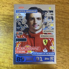 Carlos Sainz F1 Topps Turbo Attax Topps Awards 2023 Moment Of The Season