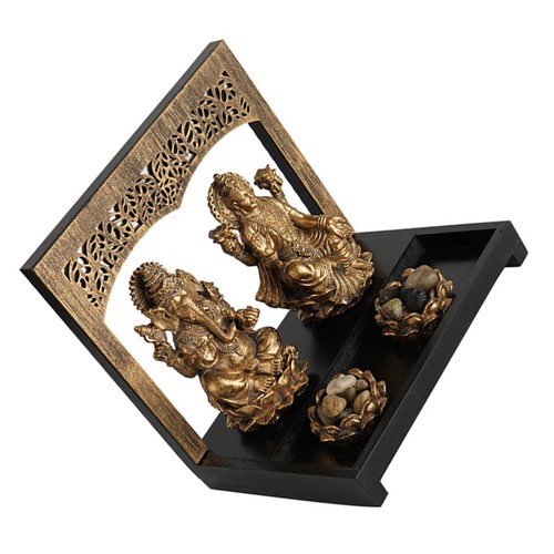 Buddha Statue Candlestick Ornament Resin Decoration Buddhas Desktop