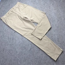 Rhone Commuter Pants Men 36 x 30 Beige Slim Tech Golf Chino 100036