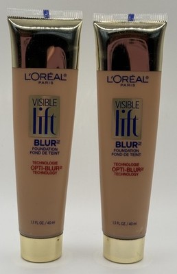 2 X LOREAL Visible Opti Blur FOUNDATION #209 TRUE BEIGE