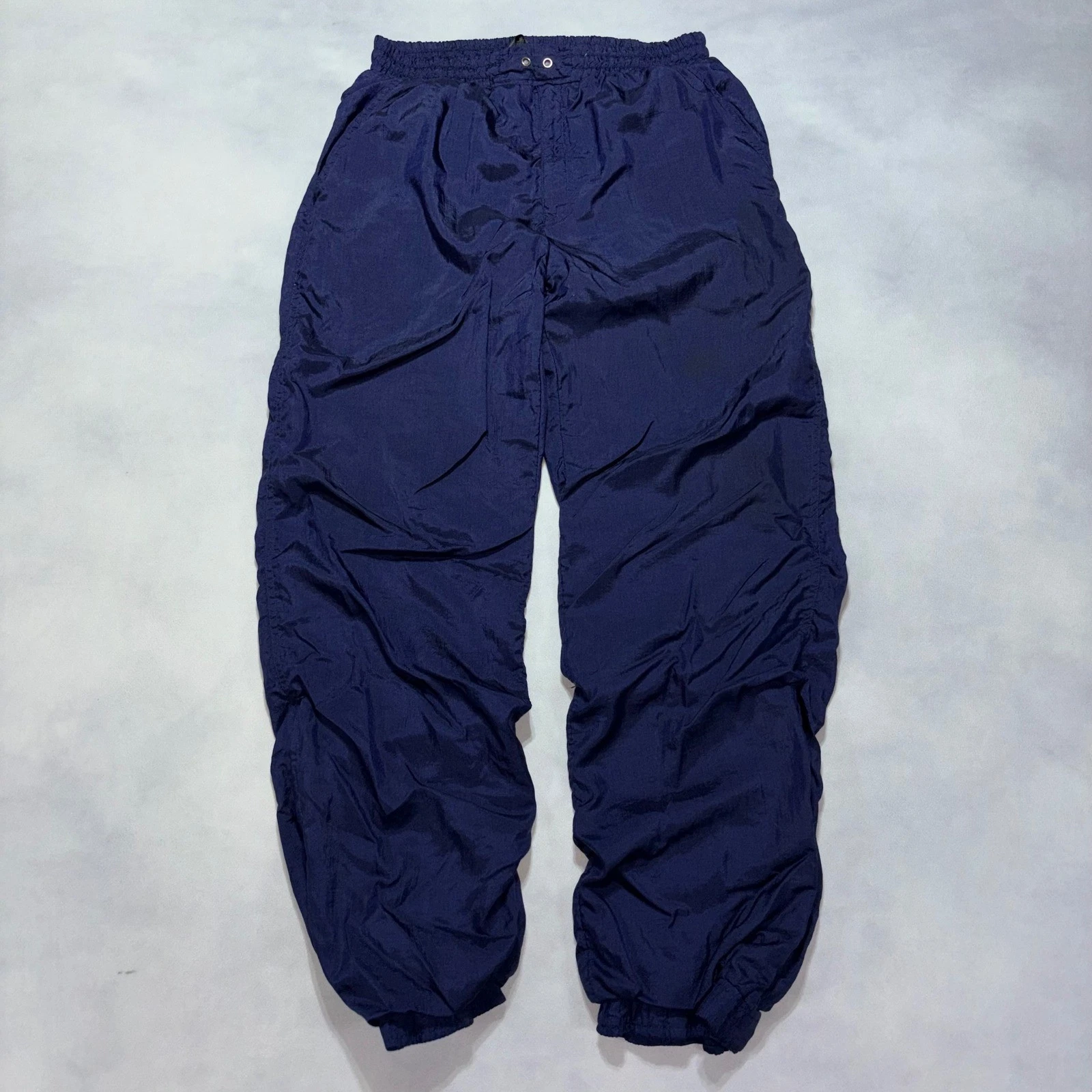 Vintage Christian Dior Track Pants Men's Medium Navy Blue Windbreaker Lined
Opens in a new window or