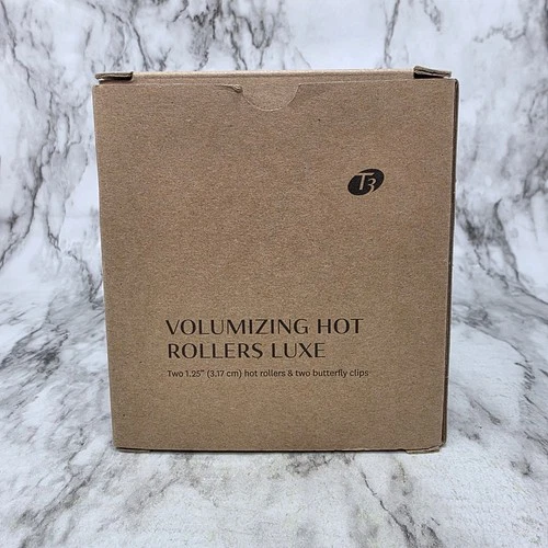 T3 Volumizing Hot Rollers Luxe Two 1.25" Hot Rollers & Two Butterfly Clips
