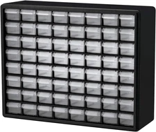 64-Drawer Plastic Drawer Storage Cabinet for Garage Organization, Bead Organizer